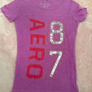 Aeropostale Women’s Y2K Purple Shirt